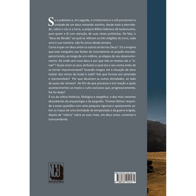 A Origem de Javé - o Deus de Israel e seu Nome - Paulus Editora