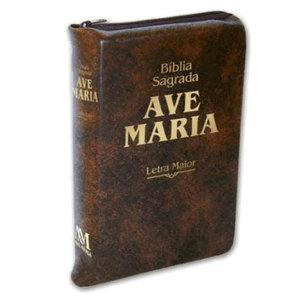 Bíblia Sagrada Ave Maria - Letra Maior - Zíper