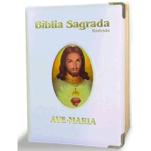 Bíblia Sagrada Ave Maria - Luxo - Branca