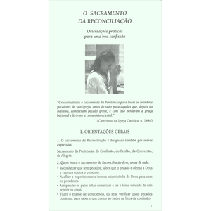 O Sacramento da Reconciliação: orientações práticas para uma boa confissão