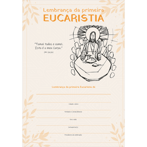 Lembrança Sacramentos – Eucaristia