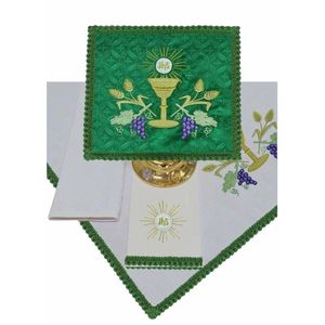 Conjunto de Alfaias - Verde - Eucaristia