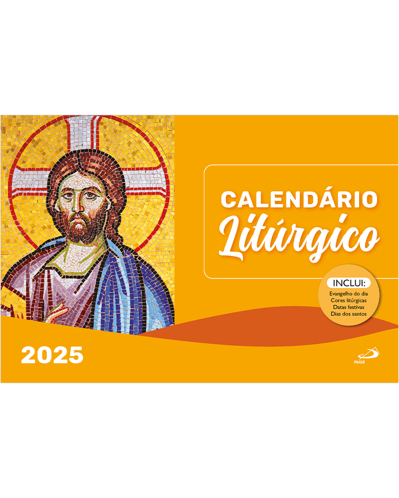 Calendário Mesa Litúrgico 2025 Paulus Editora