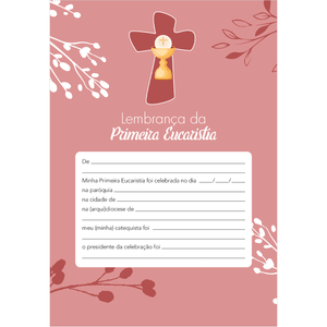 Nova Série Certidões - Primeira Eucaristia 1
