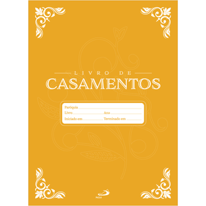 Livro de Registro - Casamento