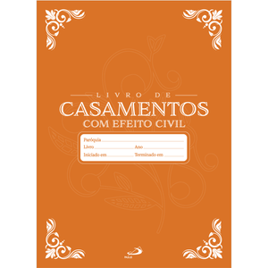 Livro de Registro - Casamento com Efeito Civil