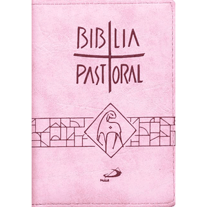 Bíblia Pastoral - Bolso - Zíper Rosa