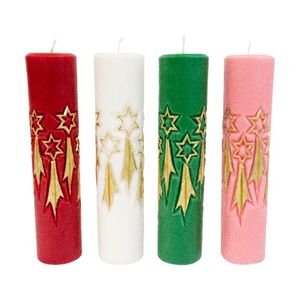 Kit de Velas para o Advento - Estrela