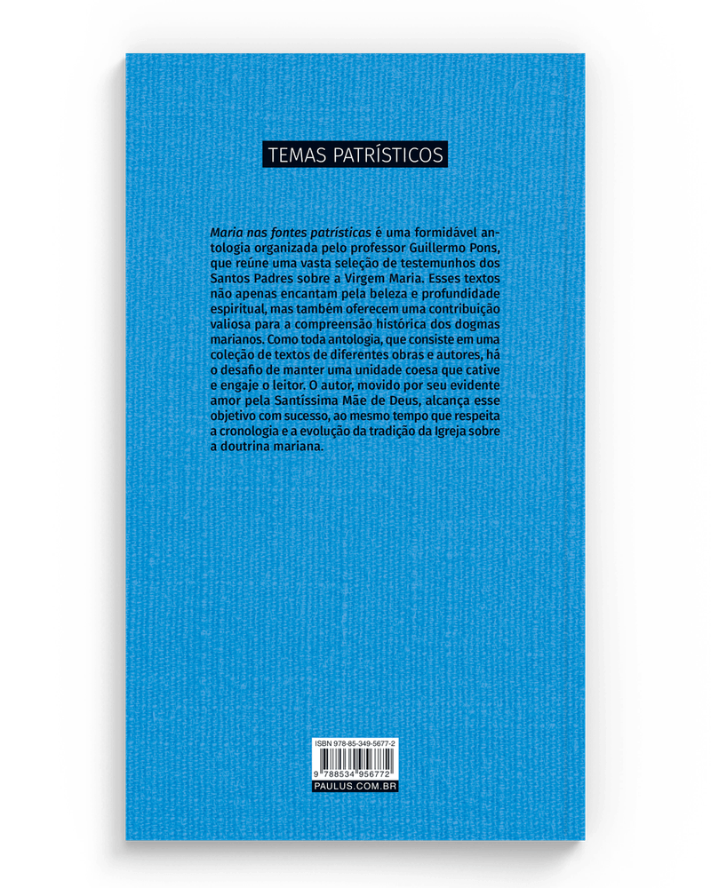 Cod.-obra-07461---Edicao-01---Titulo-MARIA-NAS-FONTES-PATRISTICAS---Catalogo-PATRISTICA---Colecao-TEMAS-PATRISTICOS---Cod.-barras----Tipo-de-arquivo-PNG-Contracapa