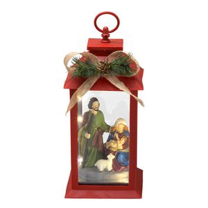 Lanterna Natalina com Luz - 30cm
