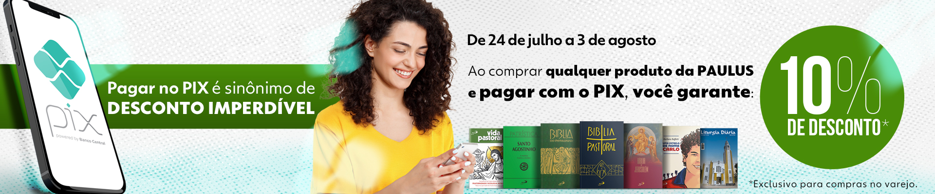 Pague com PIX e ganhe 10% de desconto